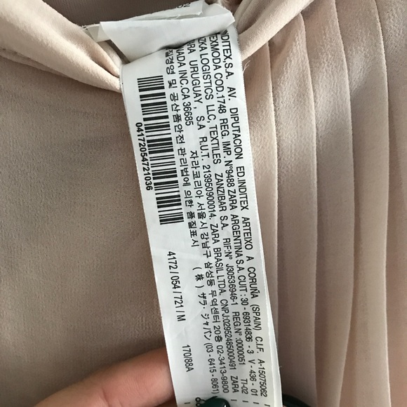 Zara Sheer Maxi Skirt with Side Slits - Picture 4 of 4